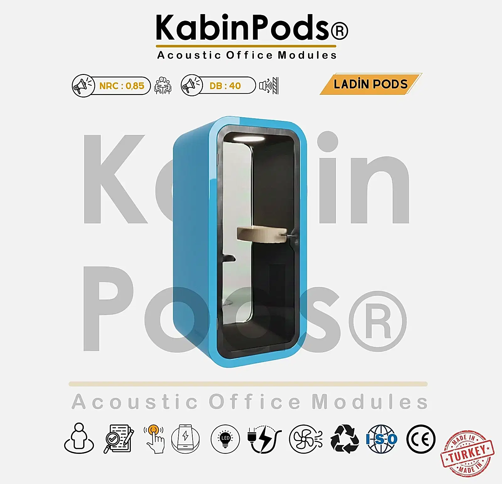 Akustik Yalıtımlı Kabin