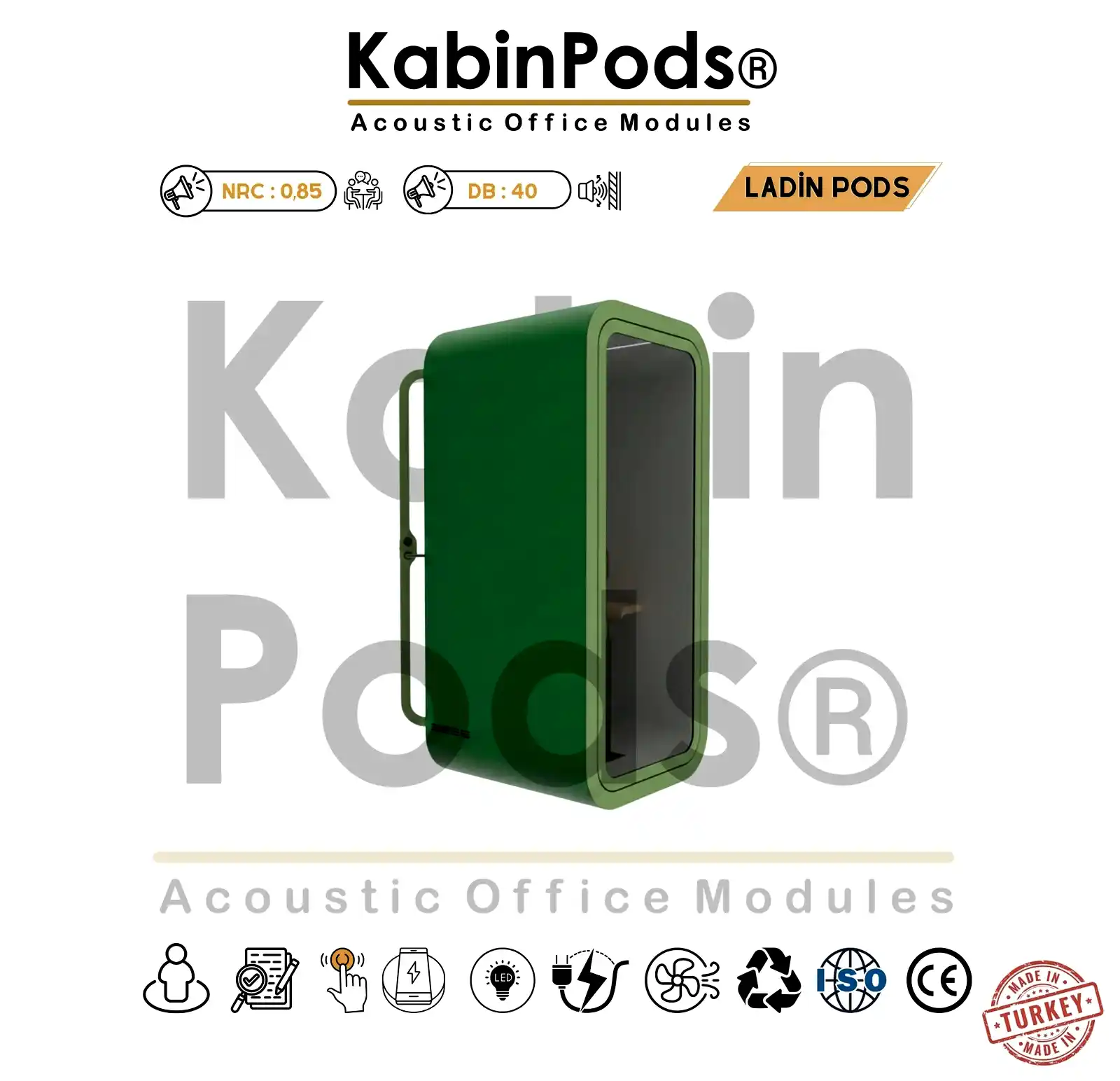 Ses Yalıtımlı Akustik Kabin