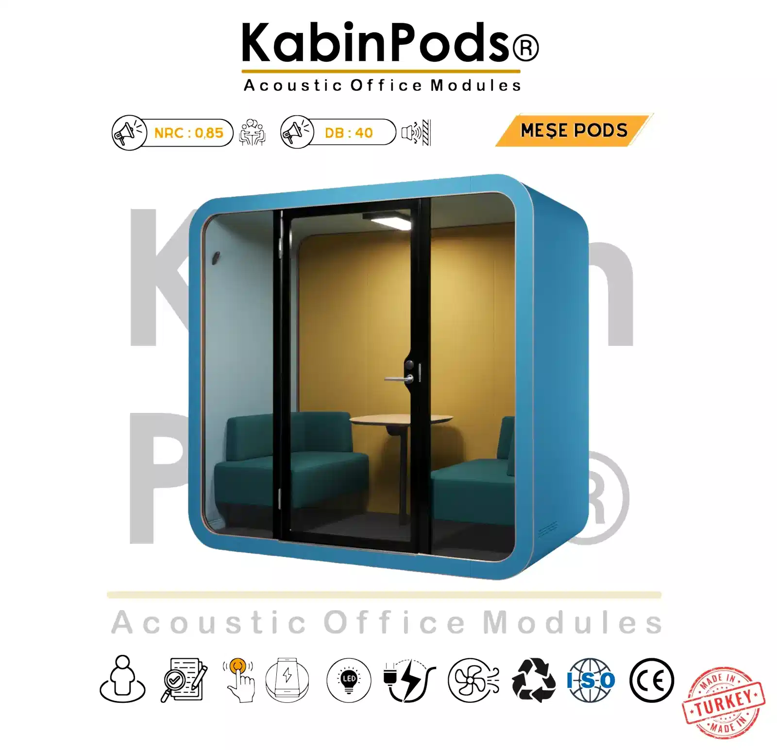 Akustik Toplantı Kabini Modelleri