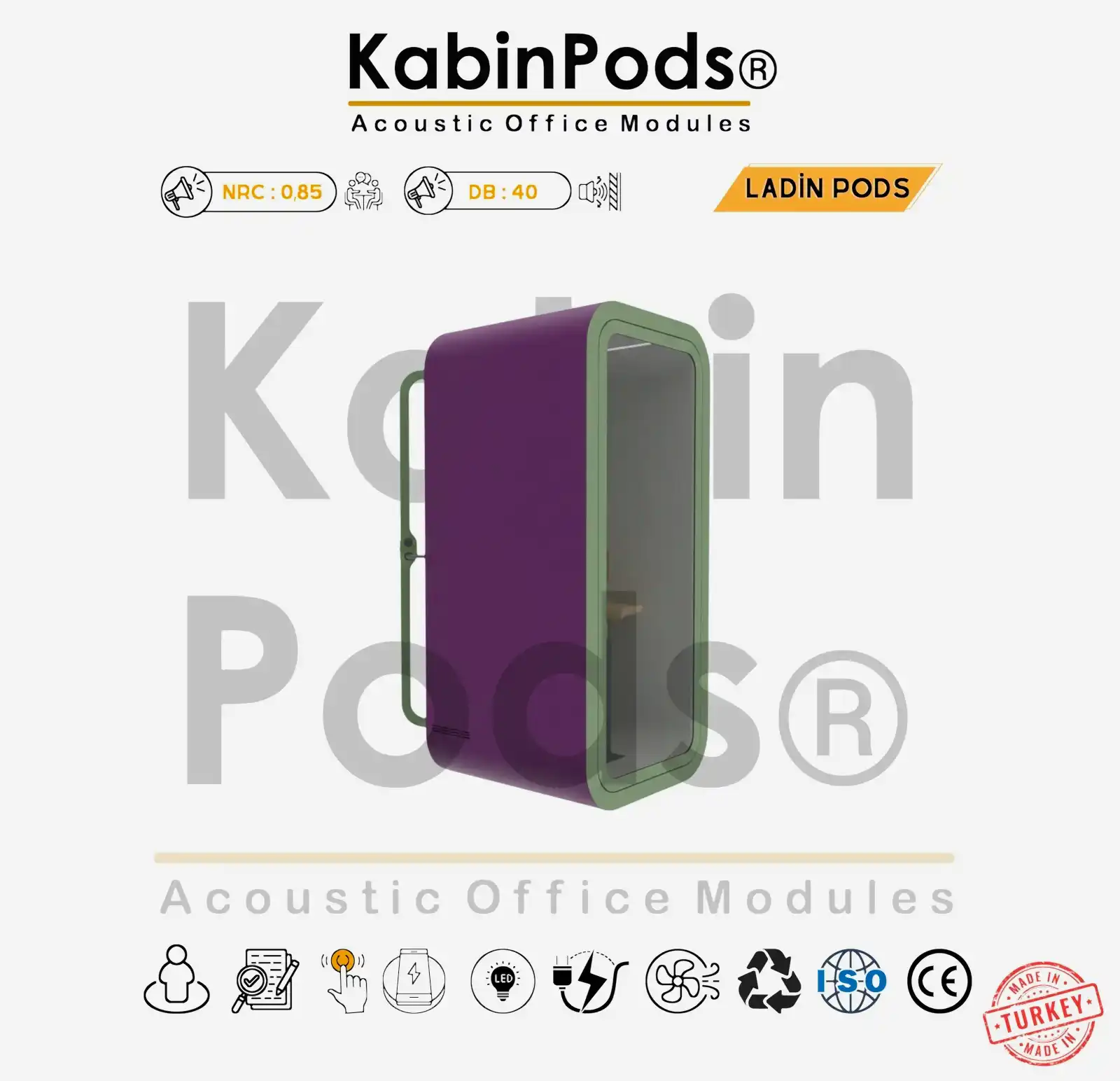 Ses Yalıtımlı Kabin Modelleri